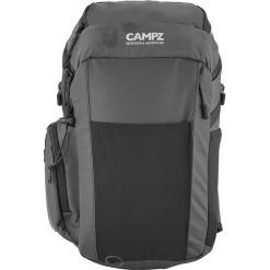 CAMPZ Sac à Dos 18l, Noir/gris