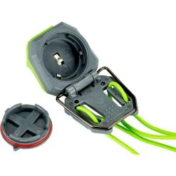 CAMPZ Mini Lampe Frontale, Vert/gris -VAUDE Boutique campz mini stirnlampe gruen 6