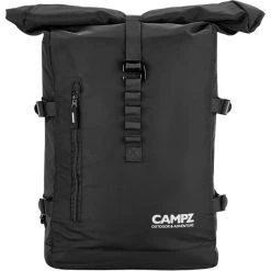 CAMPZ Sac à Dos Travel Light, Noir