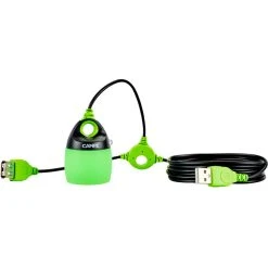 CAMPZ USB Système D'éclairage, Vert/noir