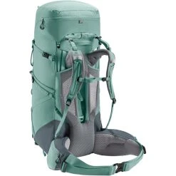 Deuter Aircontact Core 45+10 SL Sac à Dos Femme, Vert -VAUDE Boutique deuter aircontact core 45 10 sl backpack jade graphite 4