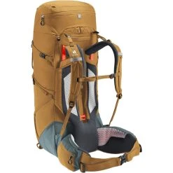 Deuter Aircontact Core 50+10 Sac à Dos, Jaune/gris -VAUDE Boutique deuter aircontact core 50 10 backpack almond teal 4