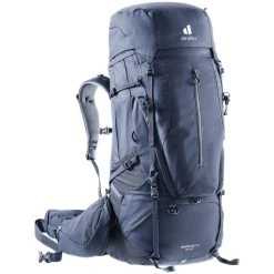 Deuter Aircontact X 60+15 Sac à Dos, Bleu