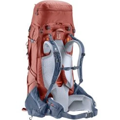 Deuter Aircontact X 60+15 SL Sac à Dos Femme, Rouge -VAUDE Boutique deuter aircontact x 60 15 sl backpack redwood ink 4