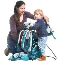 Deuter Kid Comfort Active SL Porte-enfant Femme, Bleu -VAUDE Boutique deuter kid comfort active sl child carrier women denim 4