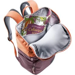 Deuter Overday 15l Enfant, Violet/orange -VAUDE Boutique deuter overday 15l kids aubergine sienna 4