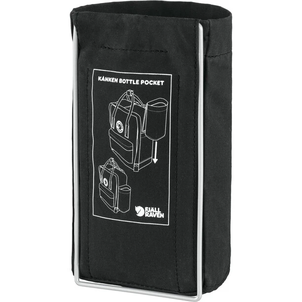 Fjällräven Fjällräven Kånken Pochette Pour Bouteille, Noir 2 Fjällräven Fjällräven Kånken Pochette Pour Bouteille, Noir – Image 2
