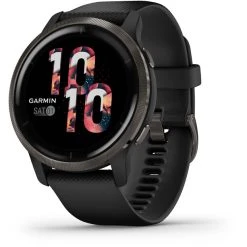 Garmin Venu 2 Montre Intelligente Avec Bracelet De Montre En Silicone QuickChange 22 Mm, Noir