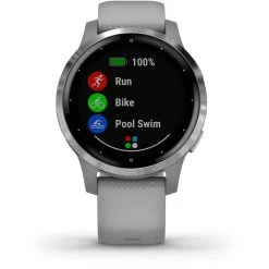 Garmin Vivoactive 4S Montre Connectée, Gris/argent -VAUDE Boutique garmin vivoactive 4s smartwatch grey silver 4