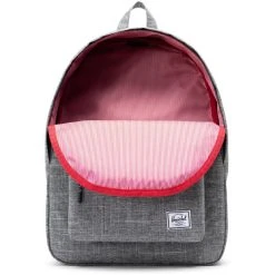 Herschel Classic Sac à Dos, Noir/gris -VAUDE Boutique herschel classic ryggsaeck raven crosshatch 4