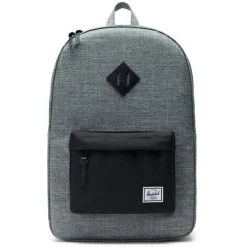 Herschel Heritage Sac à Dos, Gris/noir