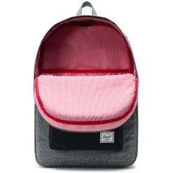Herschel Heritage Sac à Dos, Gris/noir -VAUDE Boutique herschel heritage ryggsaeck raven crosshatch black 4