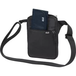 Jack Wolfskin Purser Sac à Bandoulière, Noir -VAUDE Boutique jack wolfskin purser shoulder bag black 3