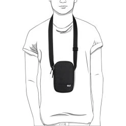 Jack Wolfskin Secretary Sac à Bandoulière, Noir -VAUDE Boutique jack wolfskin secretary shoulder bag black 4