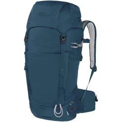 Jack Wolfskin Wolftrail 34 Recco Backpack, Bleu