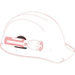 Ledlenser Montage Sur Casque Pour Euroslot Type A -VAUDE Boutique led lenser helmet mount for euroslot type a 3