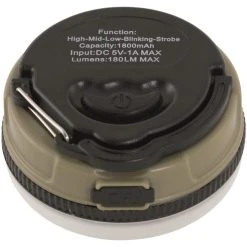 Robens Dunkery Éclairage Rechargeable, Blanc/noir -VAUDE Boutique robens dunkery beacon rechargeable white 3