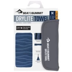 Sea To Summit Drylite Towel M, Bleu -VAUDE Boutique sea to summit drylite towel m atlantic wave 5