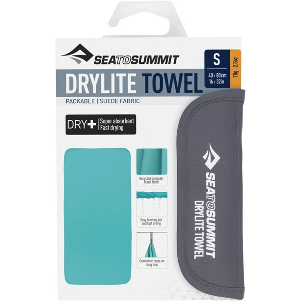 Sea To Summit Drylite Towel S, Turquoise 4 Sea To Summit Drylite Towel S, Turquoise – Image 4