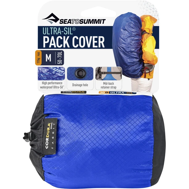 Sea To Summit Ultra-Sil Pack Cover M, Bleu 3 Sea To Summit Ultra-Sil Pack Cover M, Bleu – Image 3